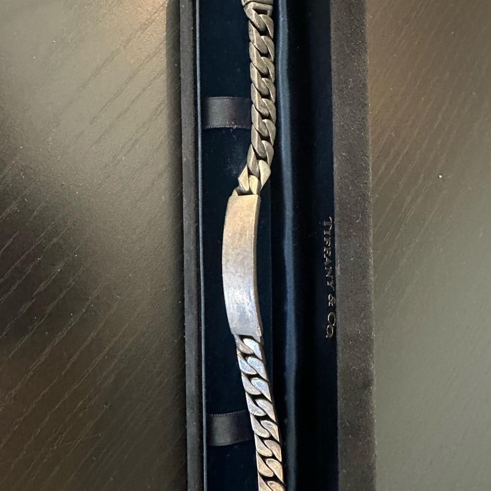 Tiffany & Co. Silver Figaro Bracelet Jewelry